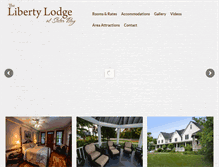Tablet Screenshot of libertylodgesb.com